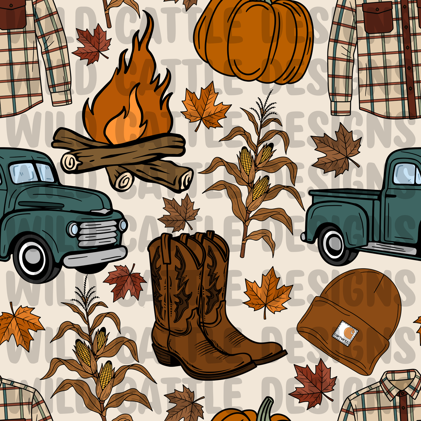 All the fall things seamless