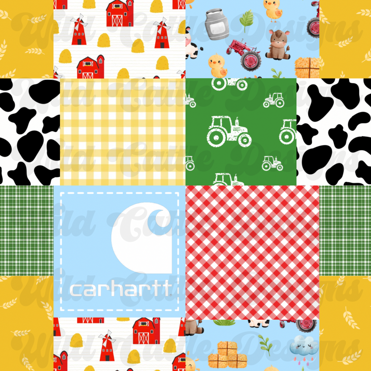 Barnyard patchwork