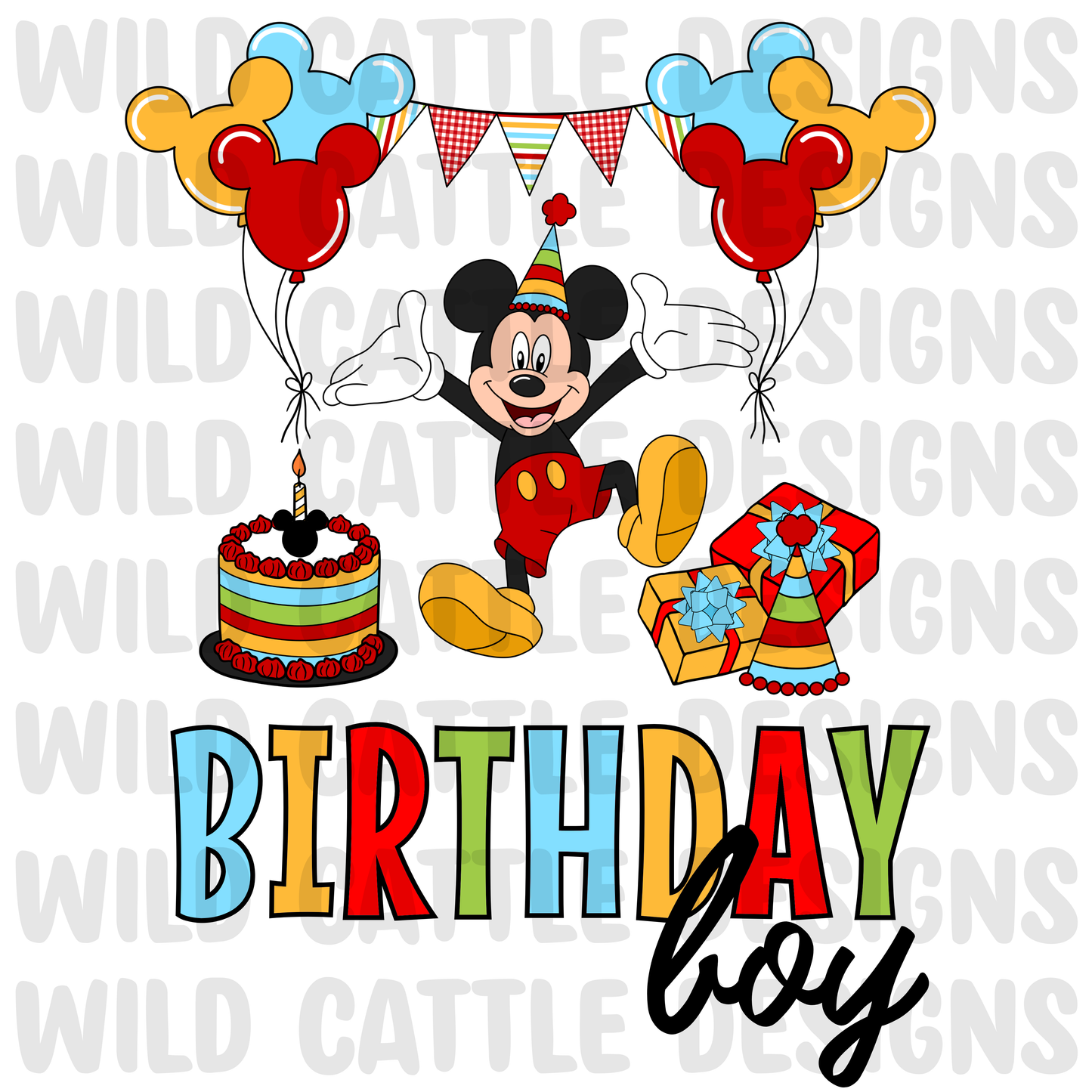 Birthday mouse boy png
