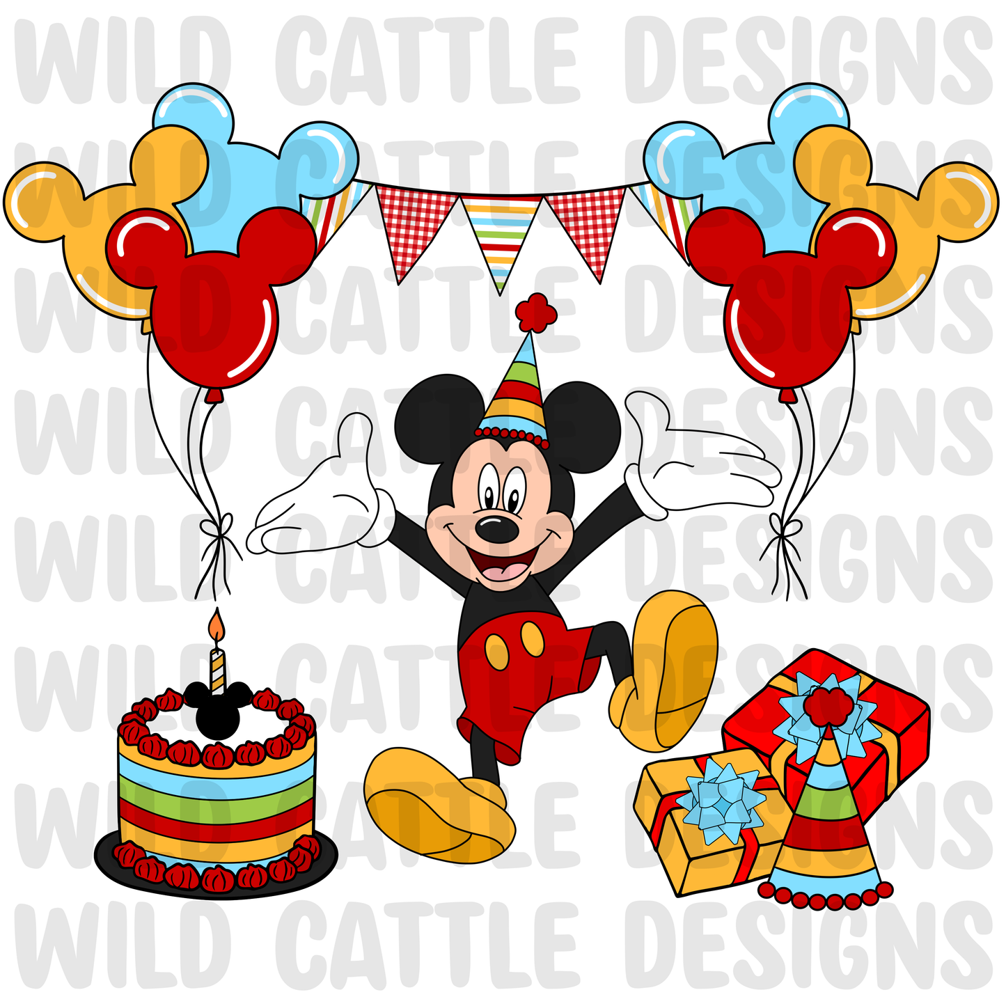 Birthday mouse png