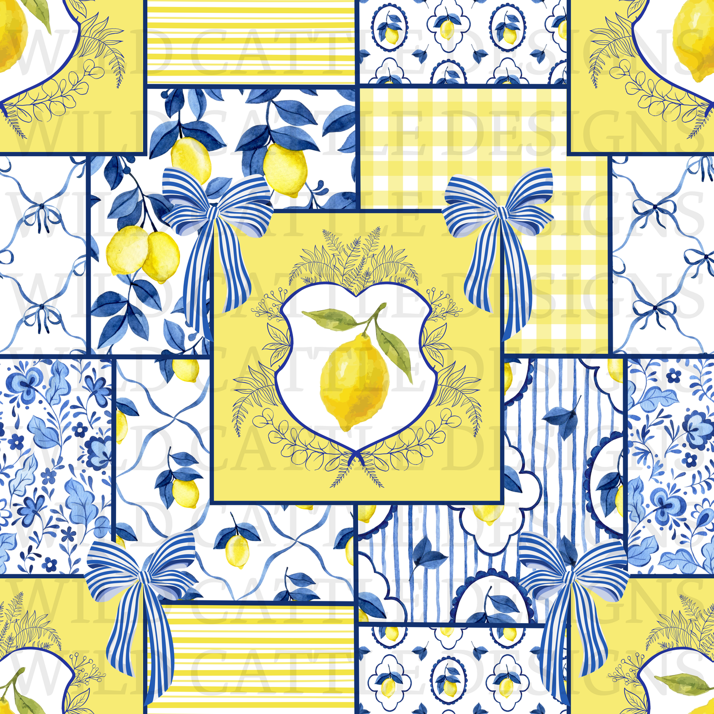 Blue Lemon patchwork
