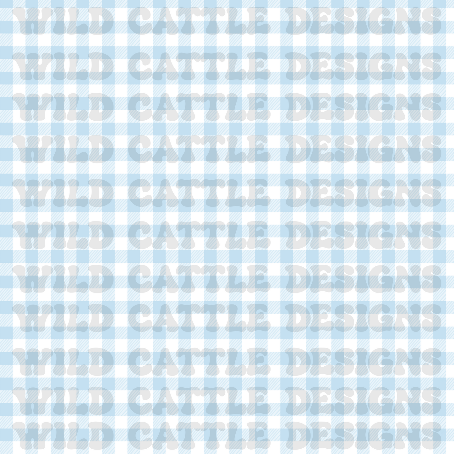 Blue Princess plaid seamless