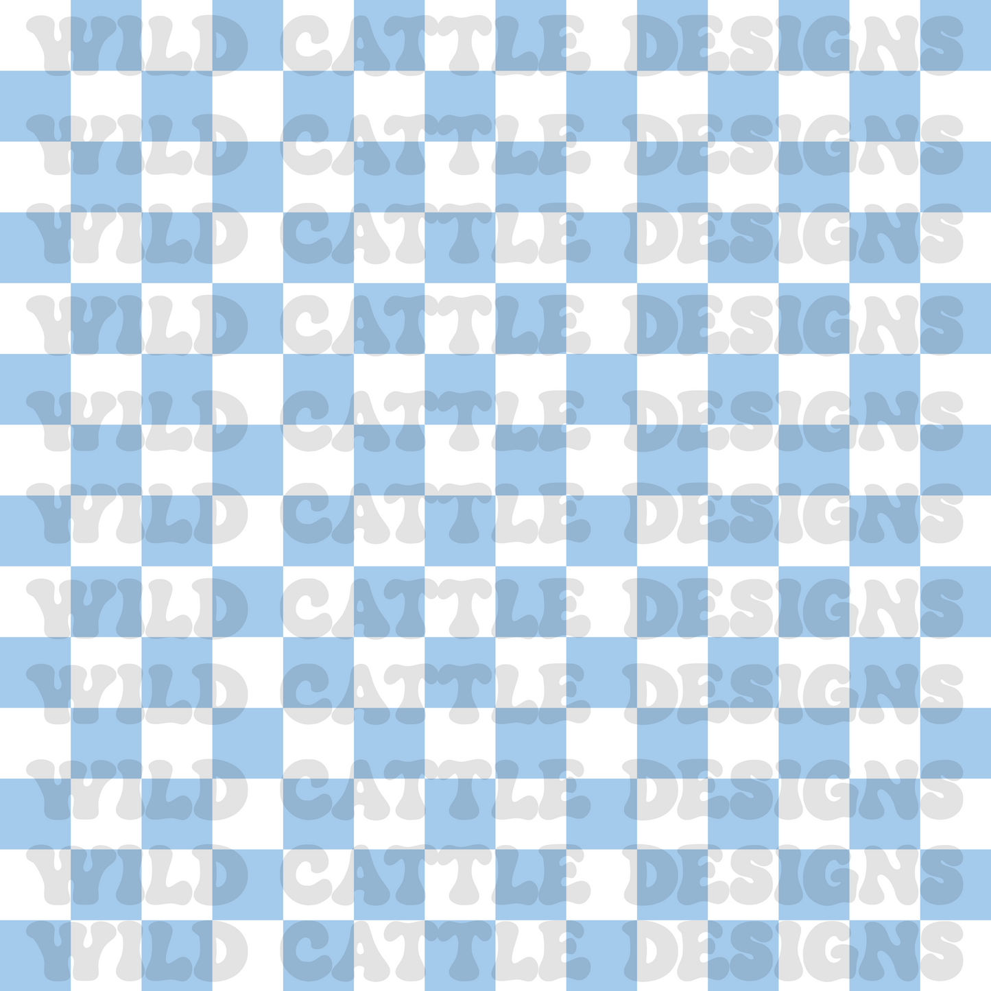Blue stitching checker seamless