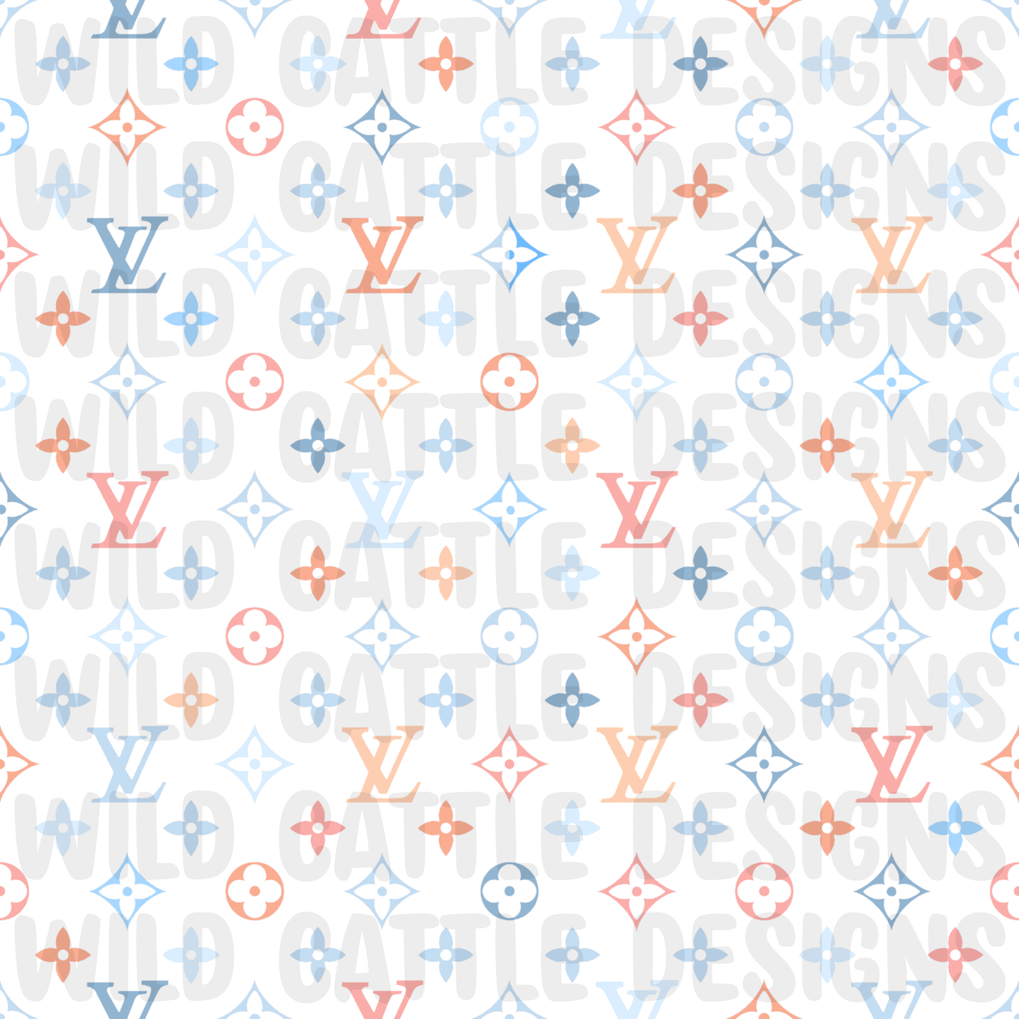 Boujee coral summer patterns