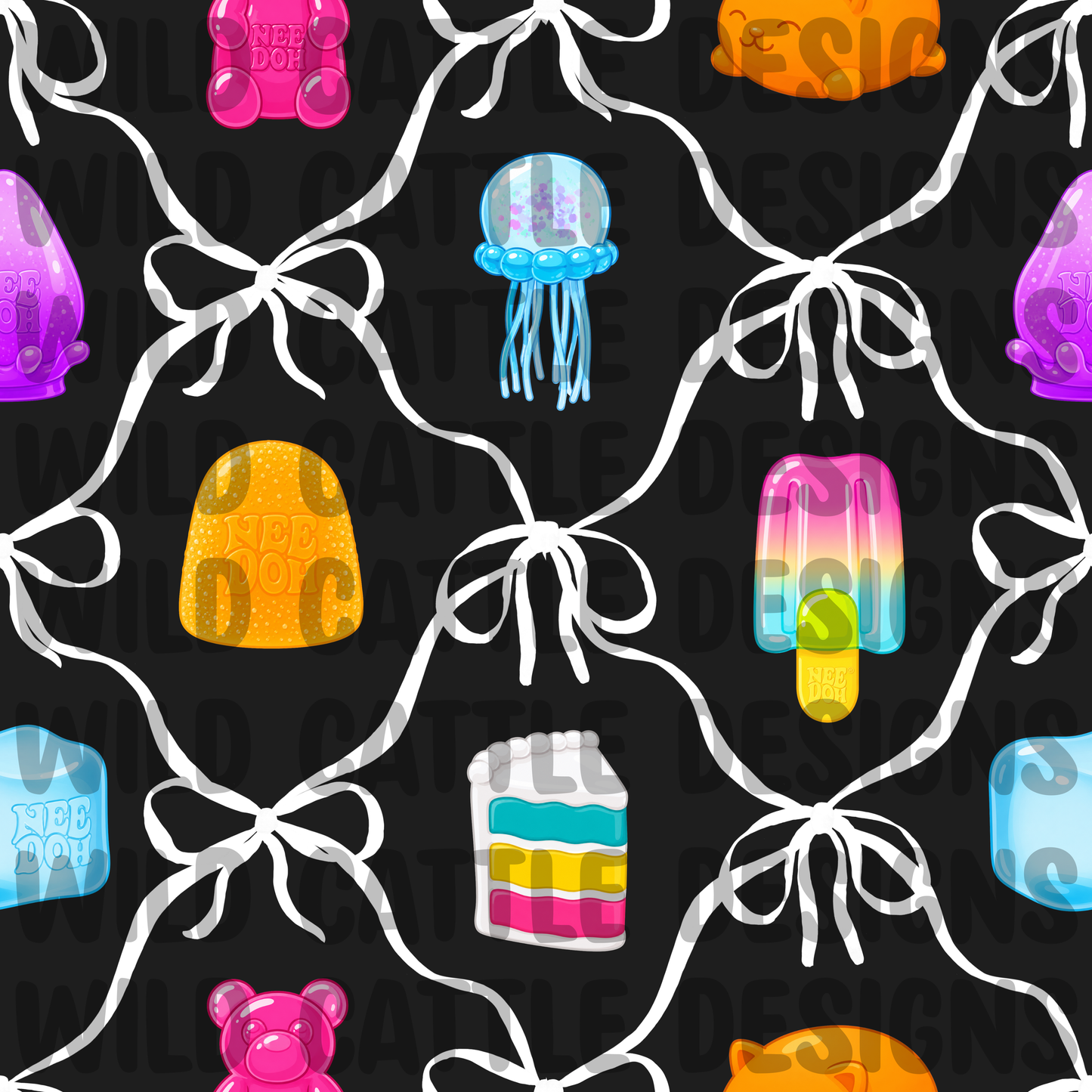Bows squishies seamless