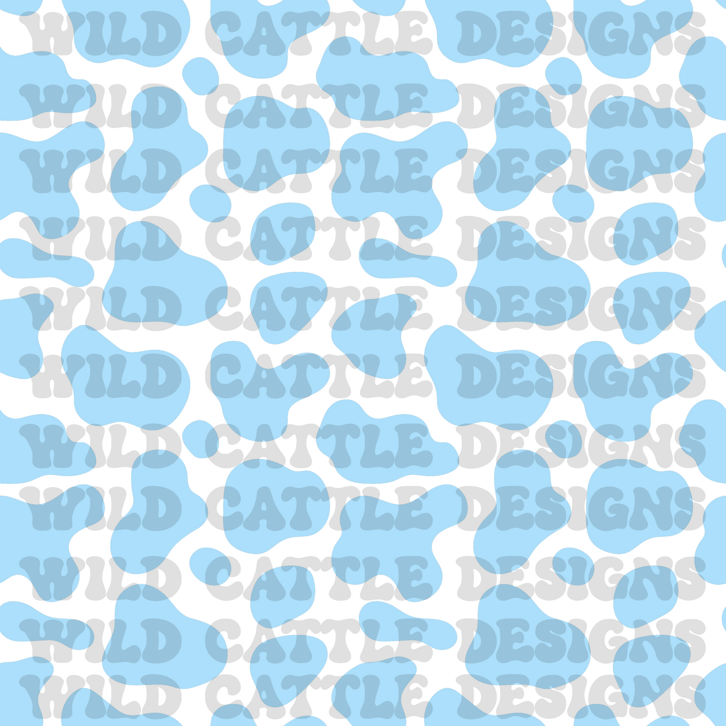 Boy barnyard cowprint seamless