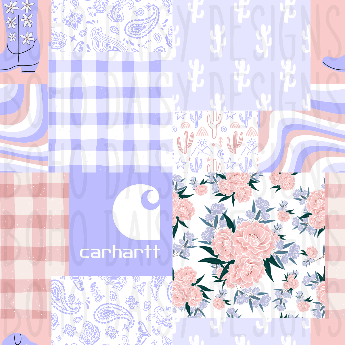 Purple & Pink Seamless