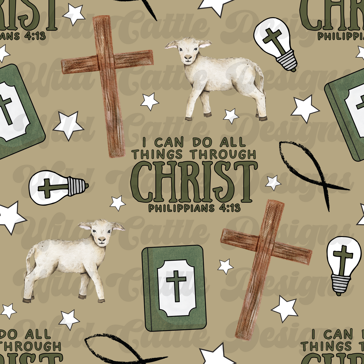 Camo through Christ seamless
