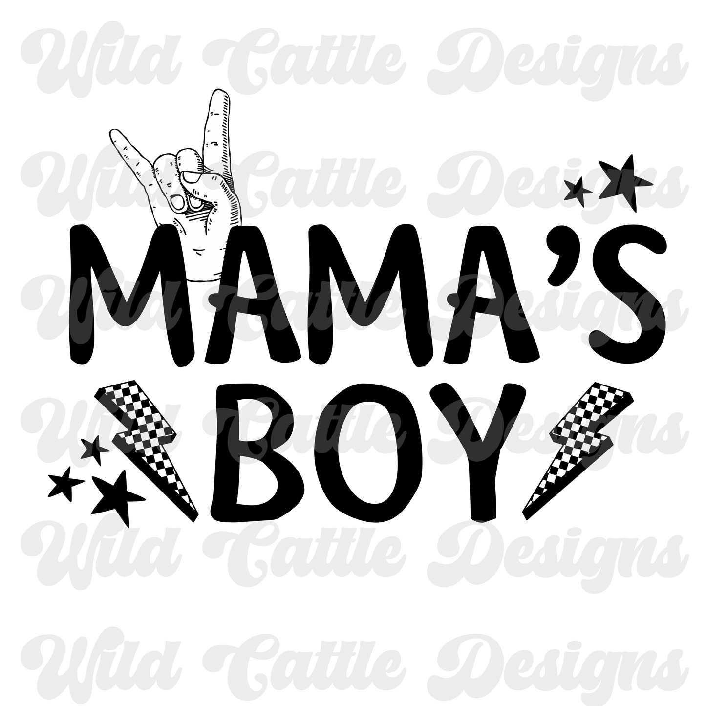 Checker Mamas Boy PNG