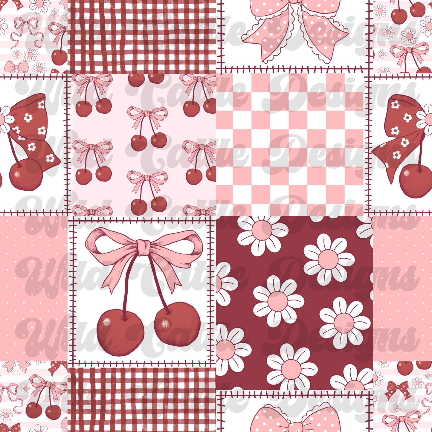 cherry bomb patchwork