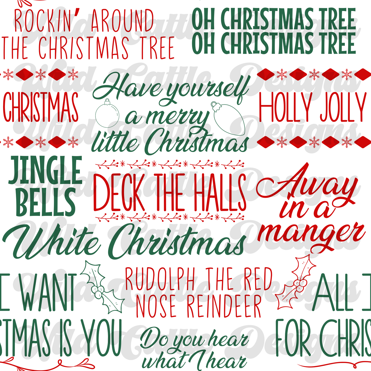 christmas song seamless
