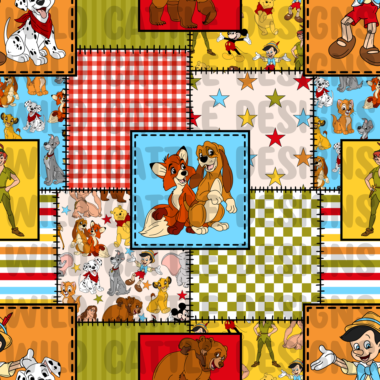 Classic friend patchwork