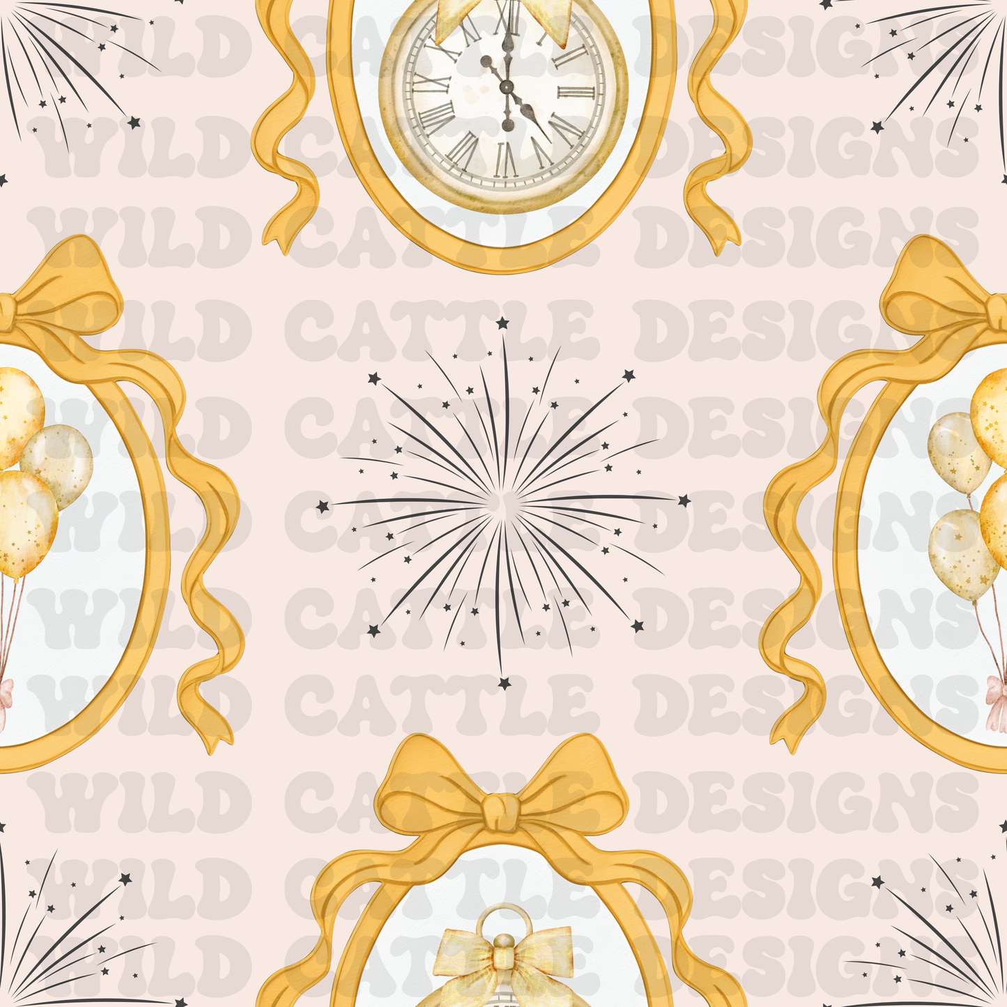 Classy new years seamless