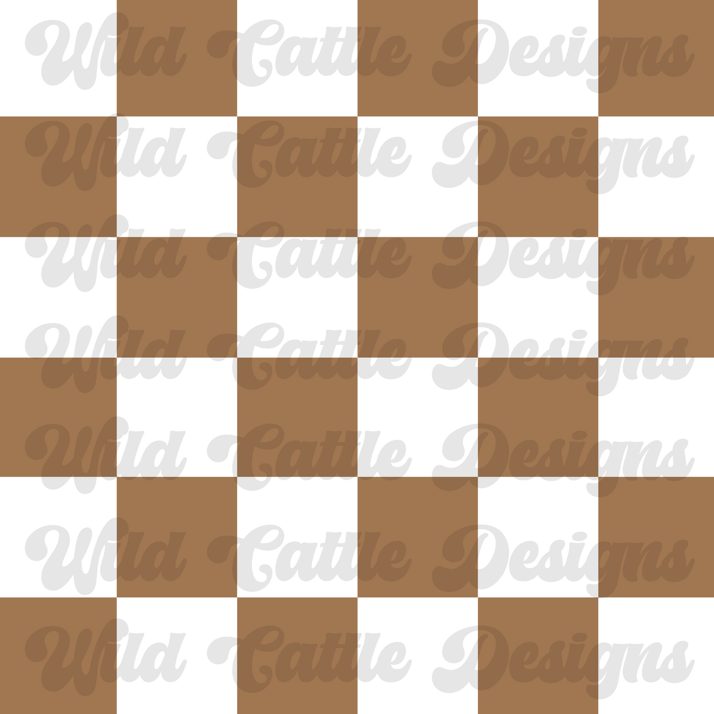 Coastal brown checks seamless