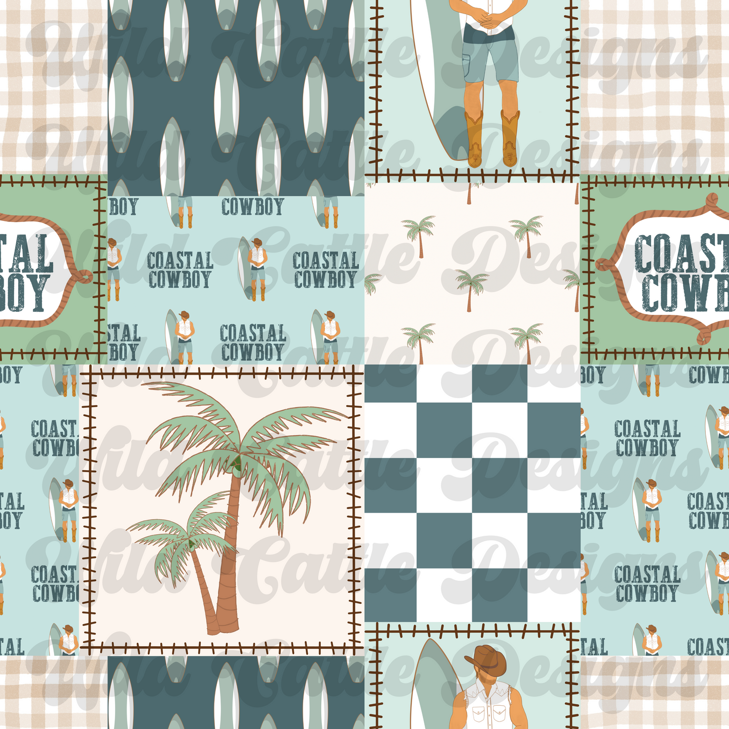 Coastal Cowboy patchwork