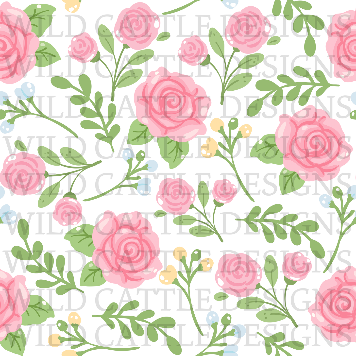 Coquette floral seamlesss