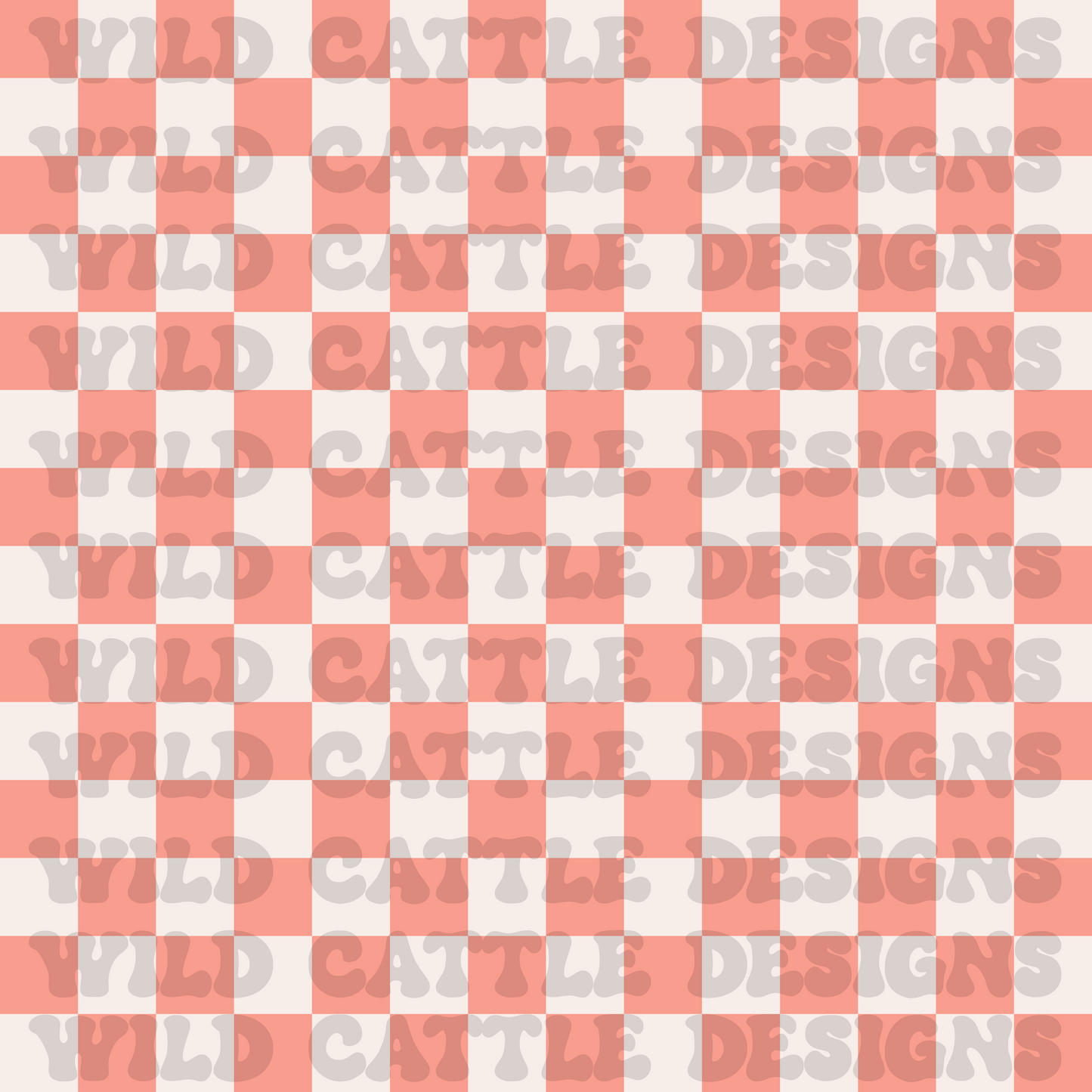 Cowgirl mouse checkers seamless