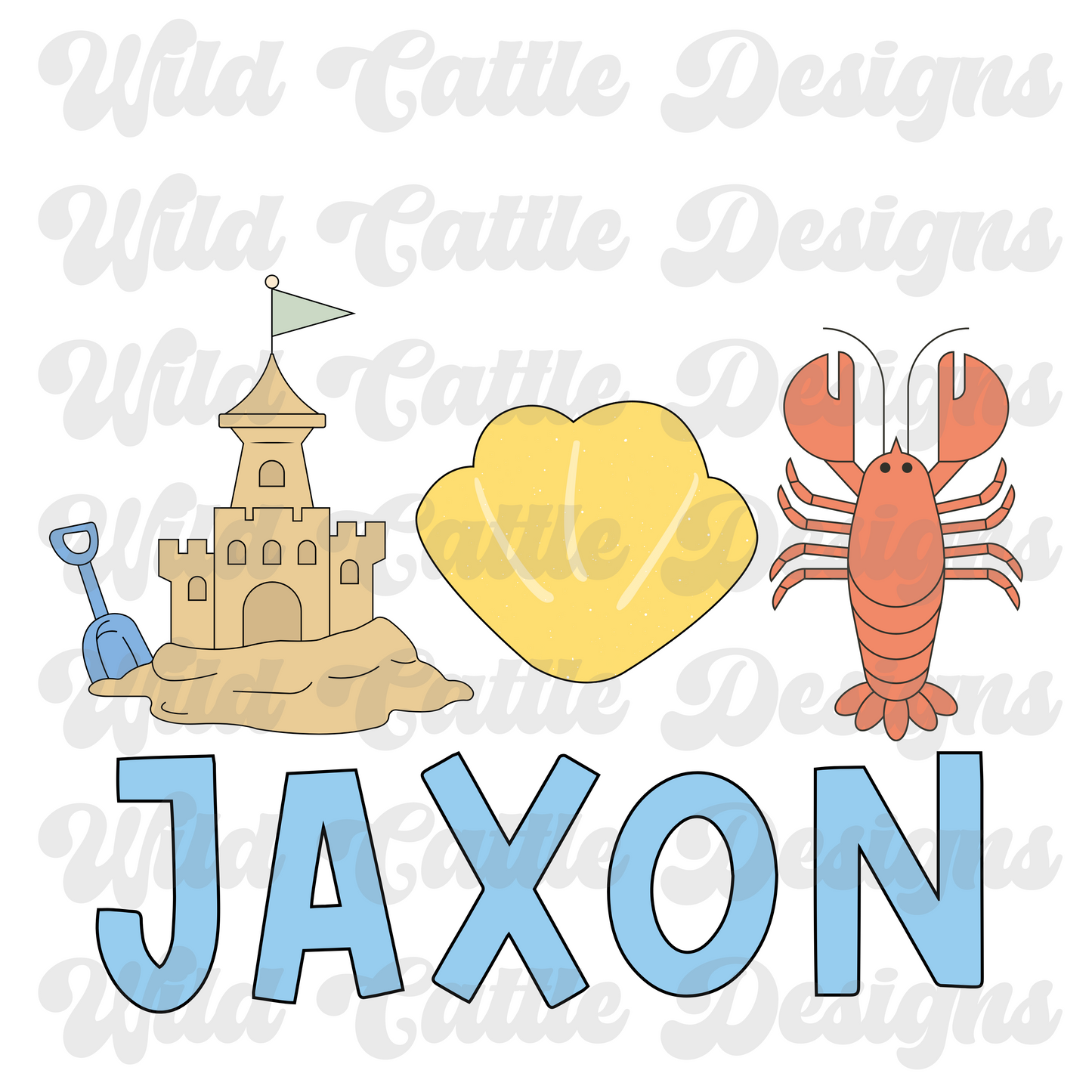 CUSTOM muted beach day png