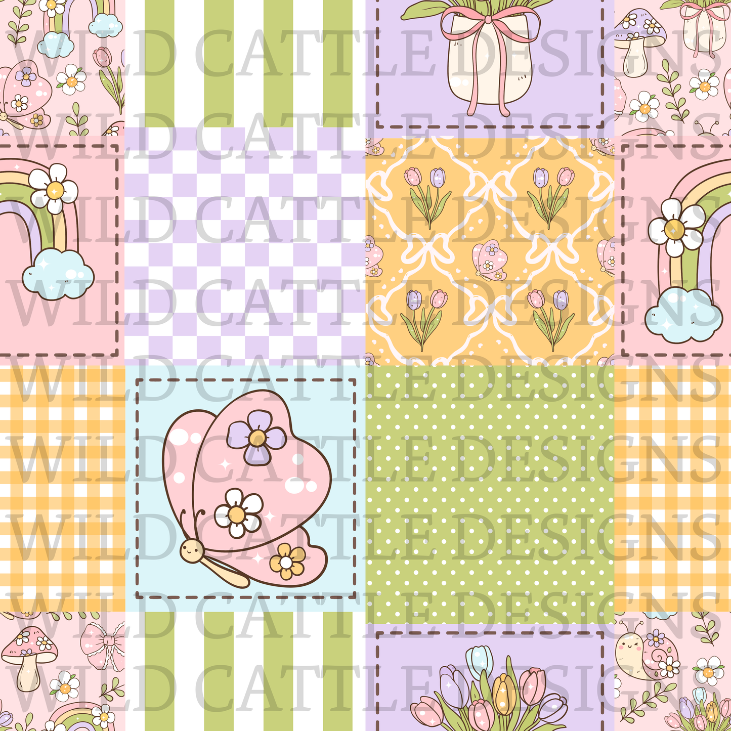 Cutie floral patchwork