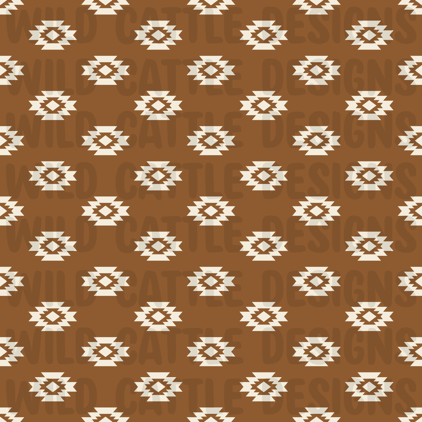 Duck cowboy club aztec seamless