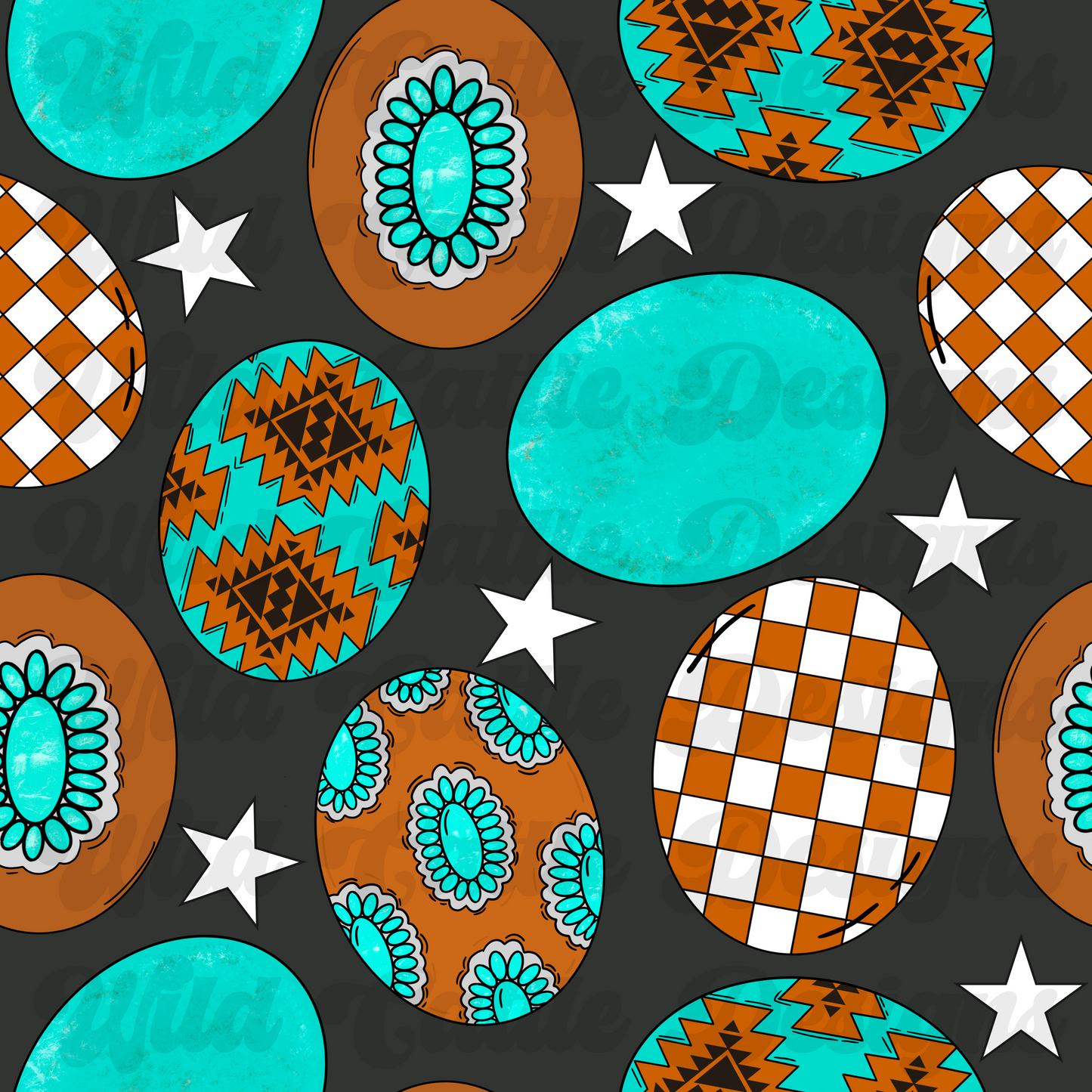 easter howdy honey seamless