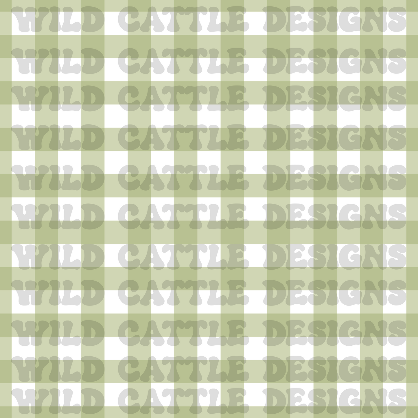 Frog princess green plaid seamless