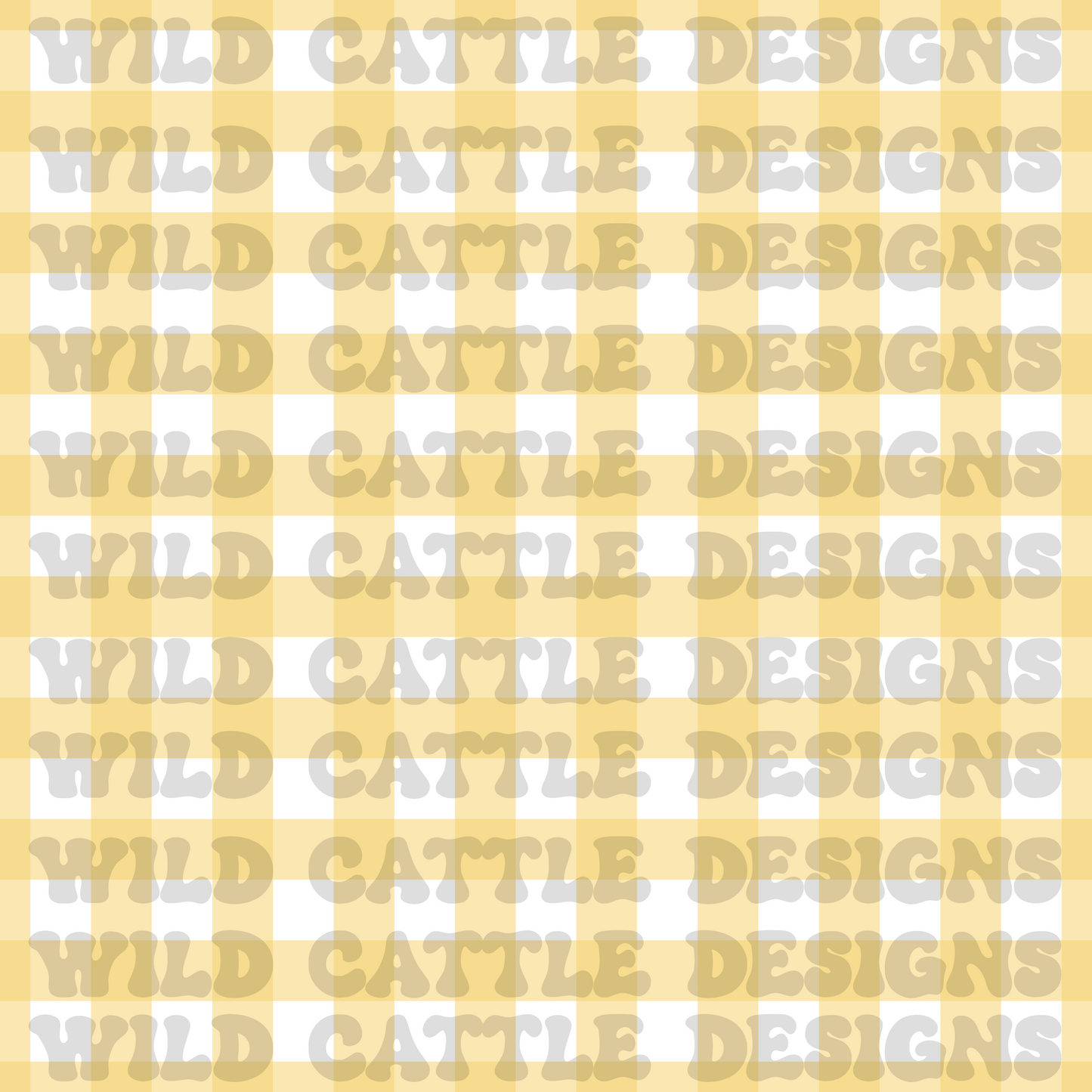Frog princess yellow plaid seamless
