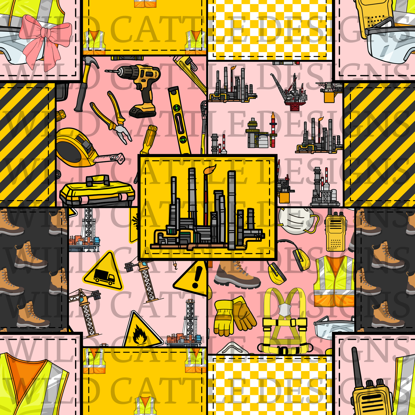 Girl refinery patchwork