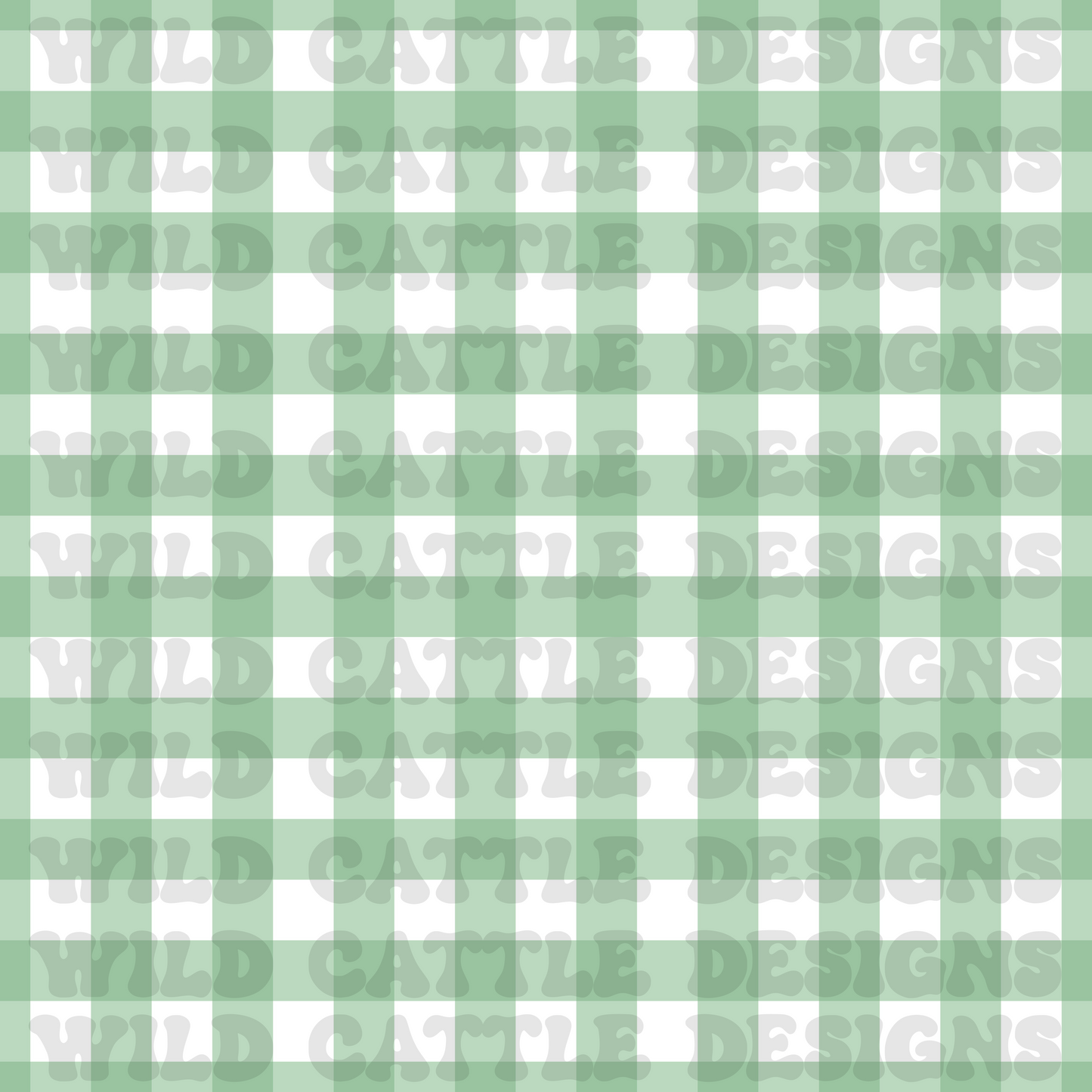 Girly barnyard green plaid seamless