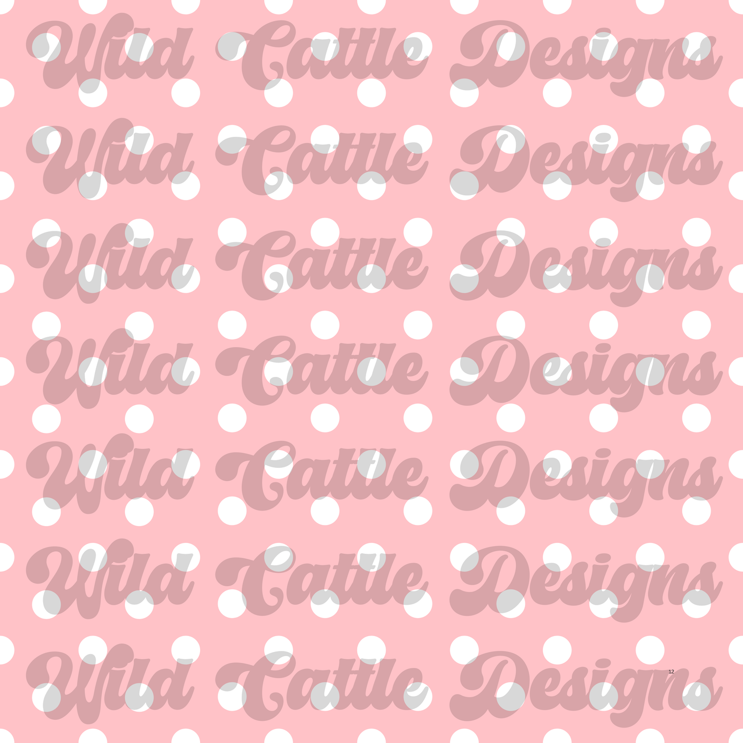 Graves into garden pink dot seamless