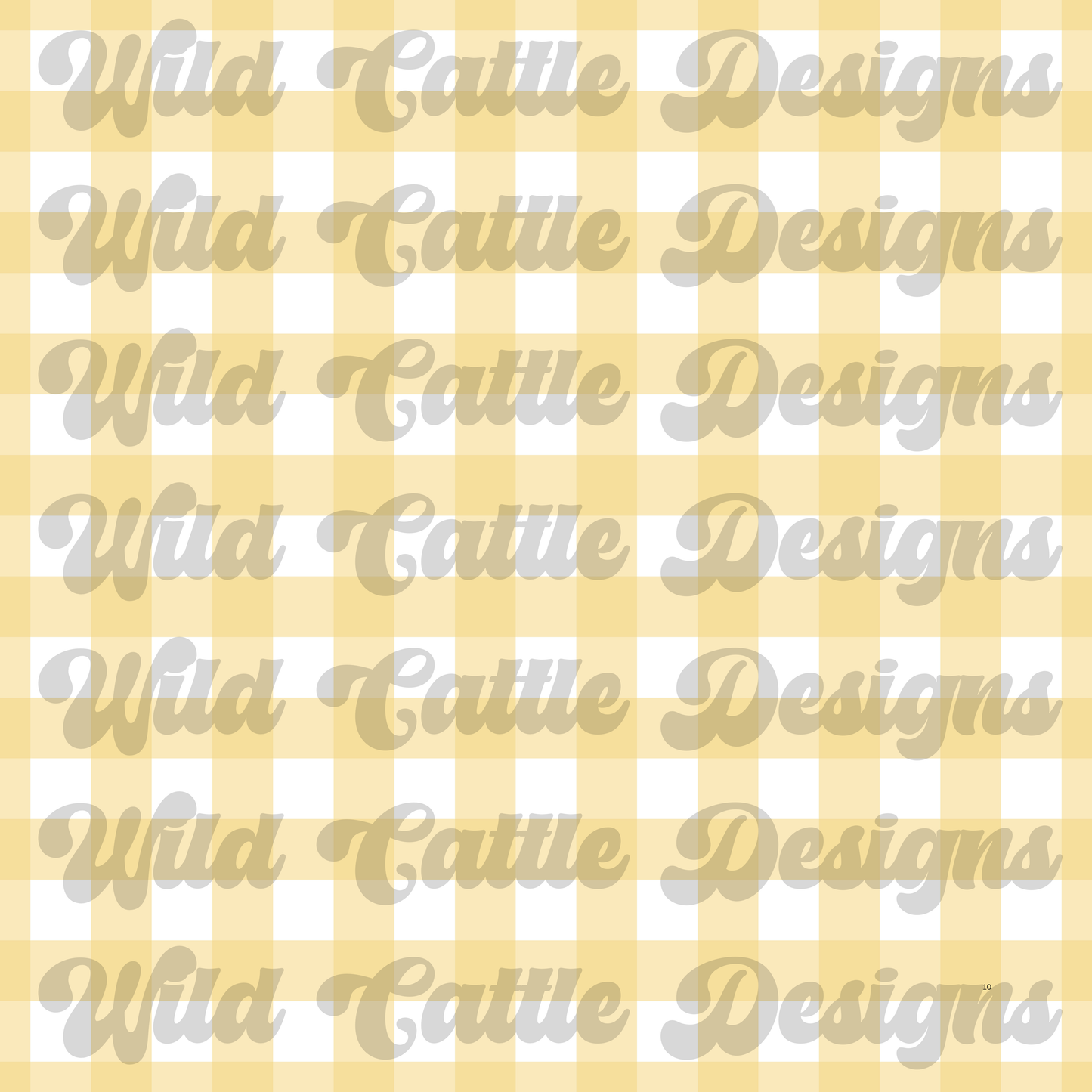 Graves into garden yellow plaid seamless