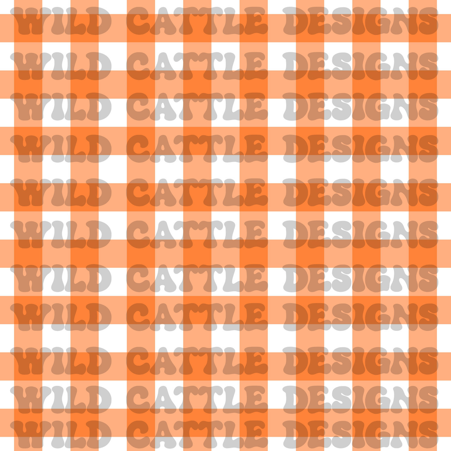 Halloween cow plaid seamless