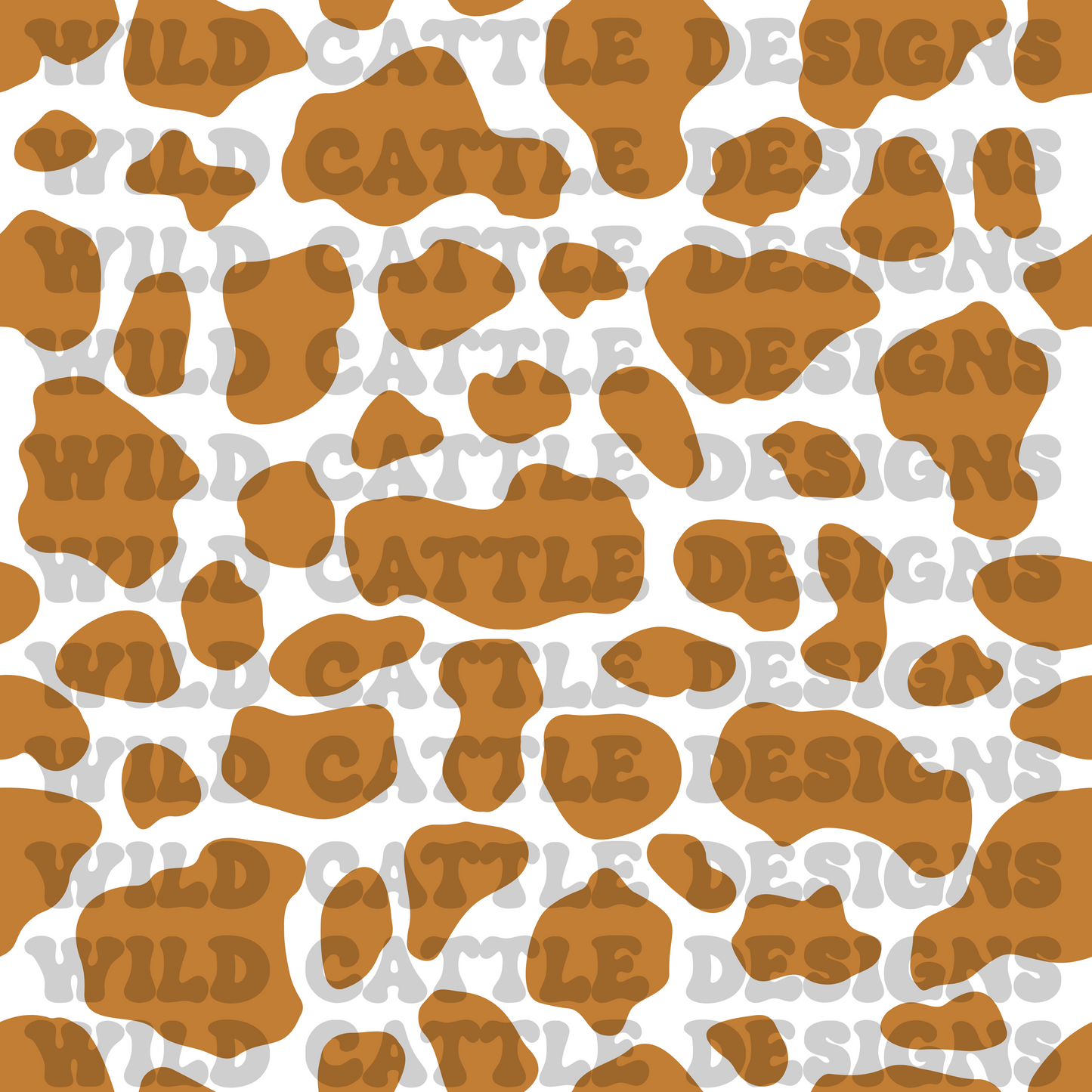 Halloween cowprint seamless