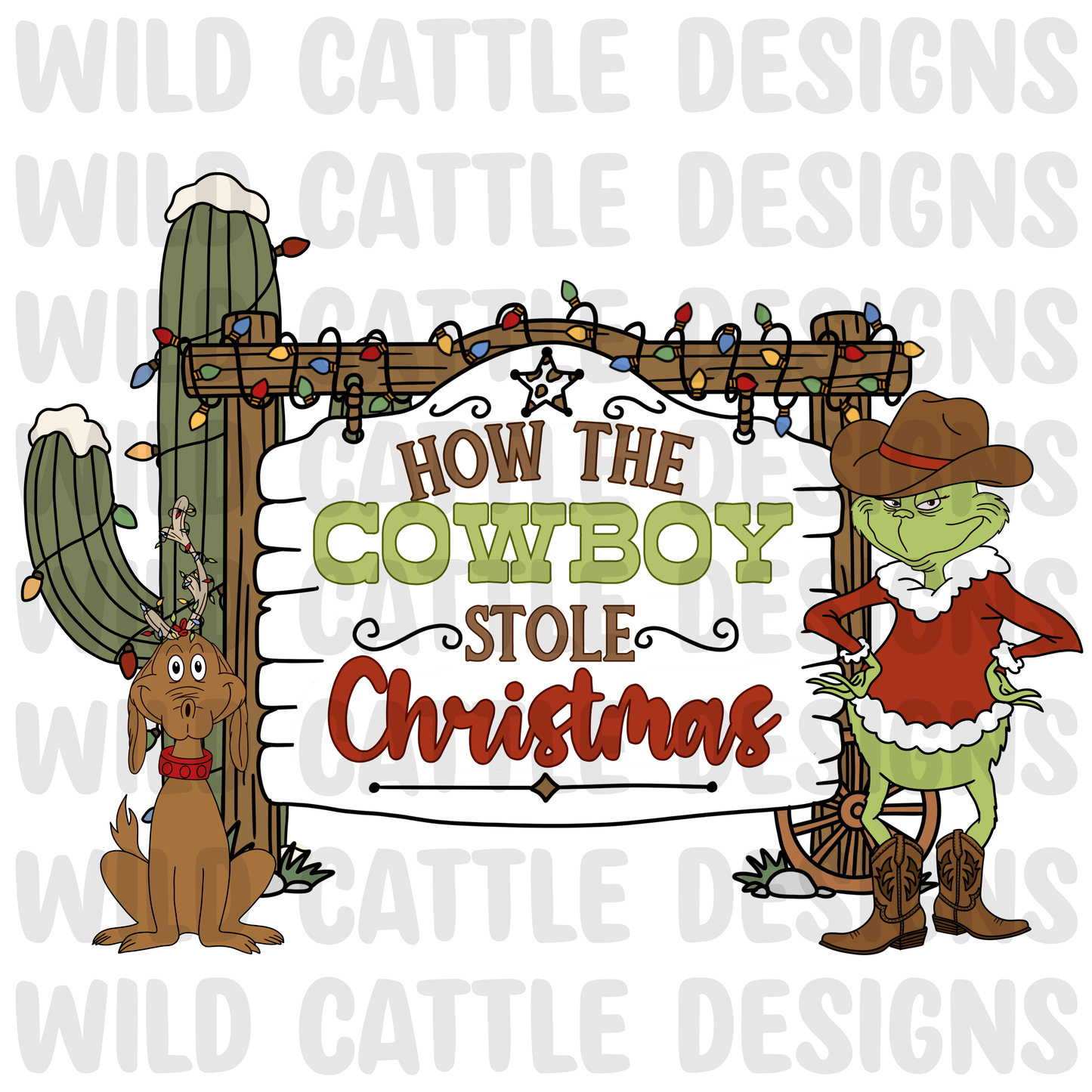 How the cowboy stole christmas png