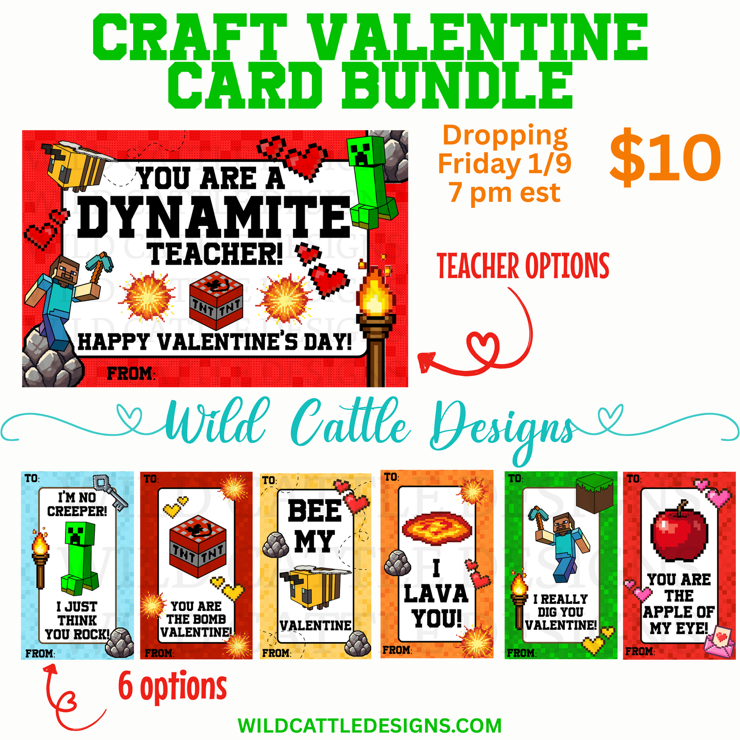 Craft Valentine Card Bundle