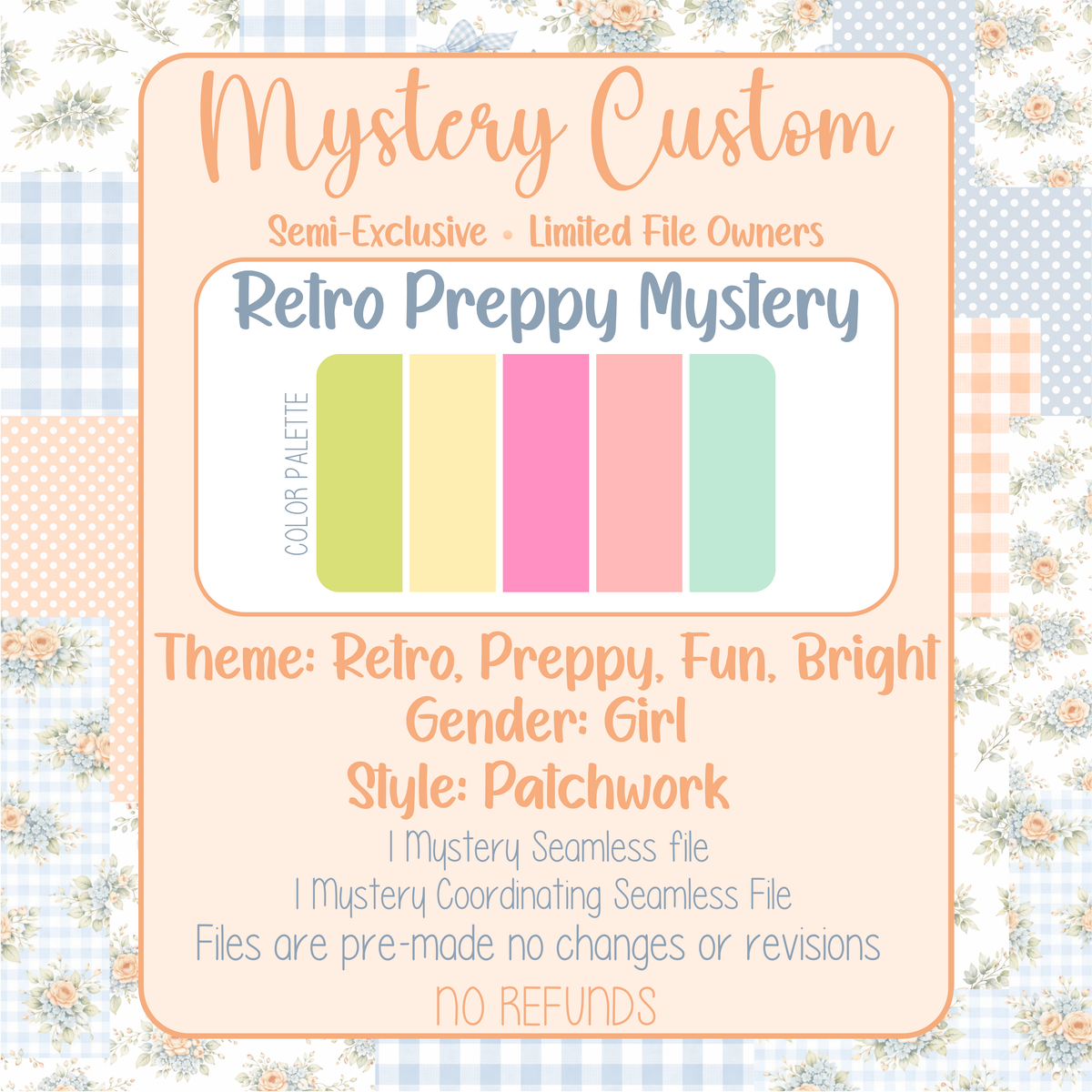 Girl Retro Preppy Mystery