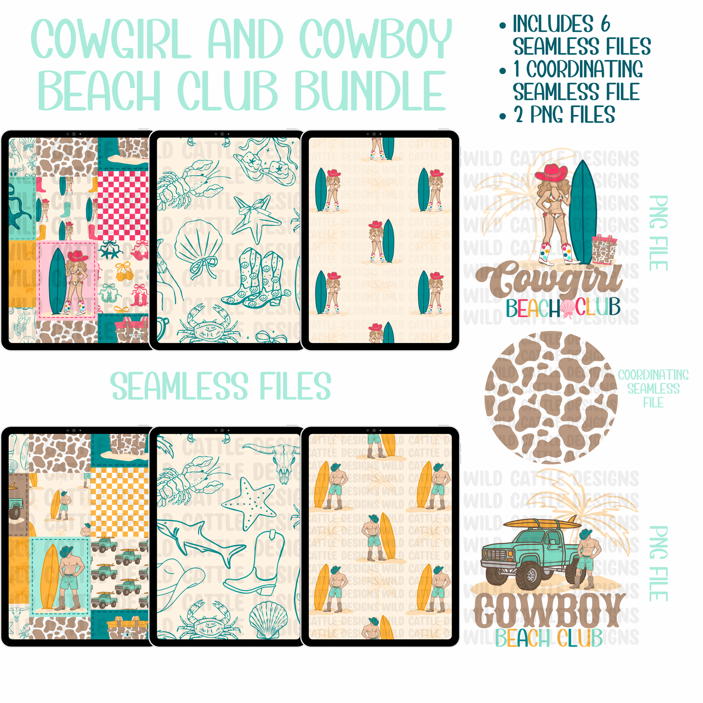 Cowgirl & Cowboy Beach club Bundle