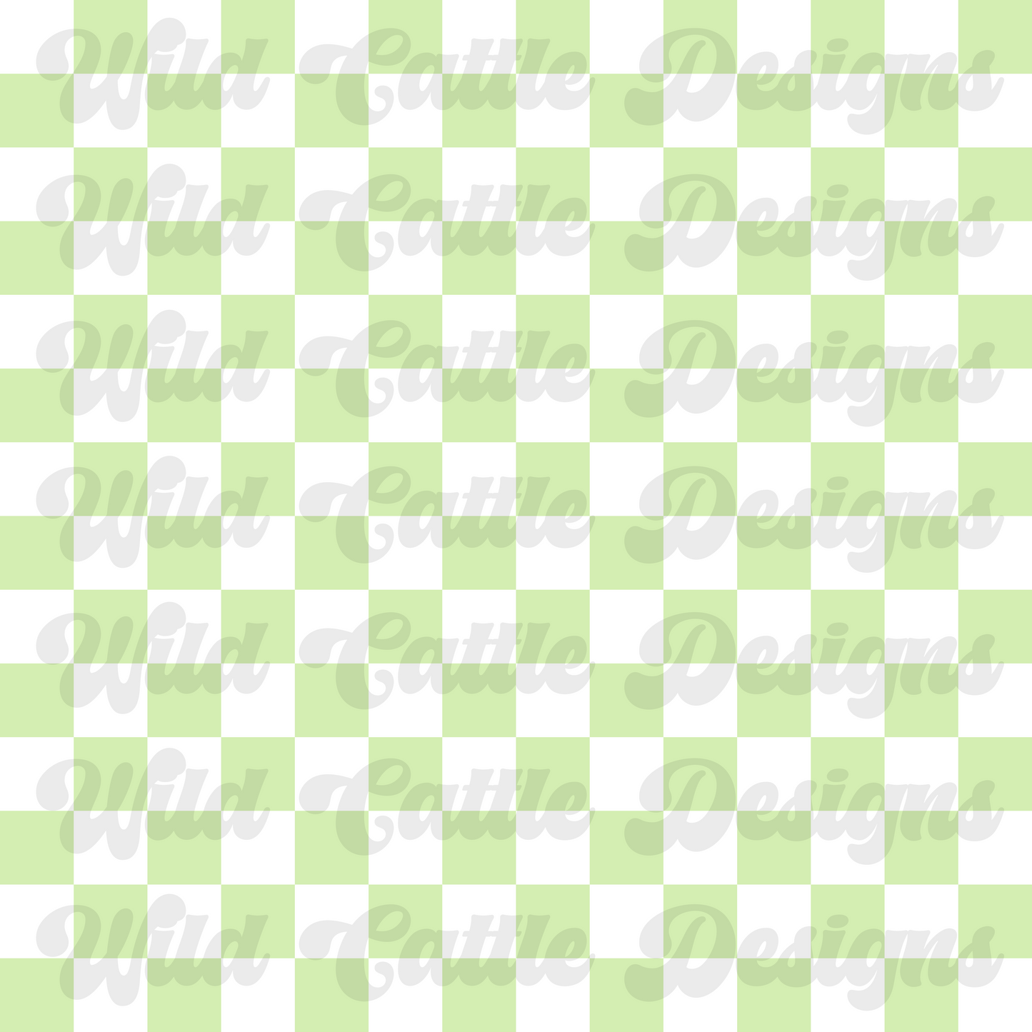 Jesus loves me green check seamless