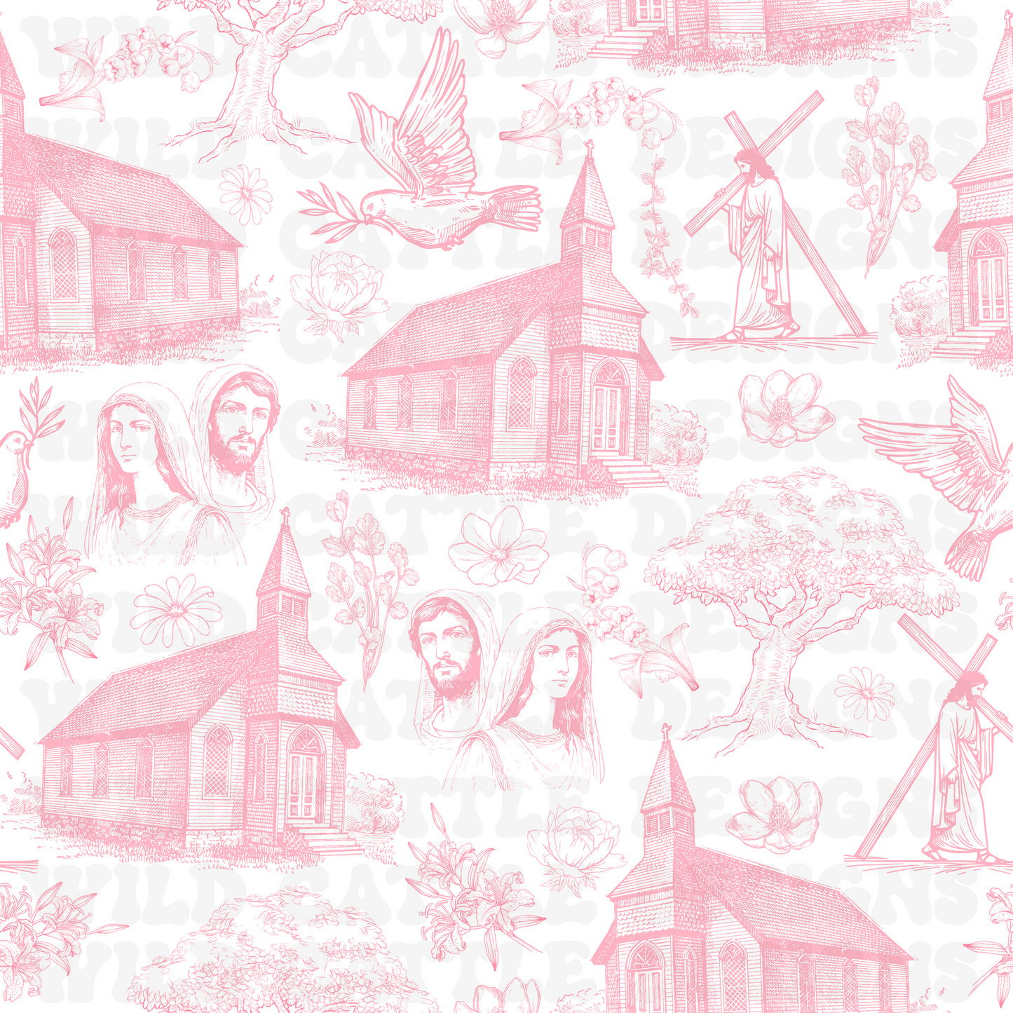 Lily of the valley seamless