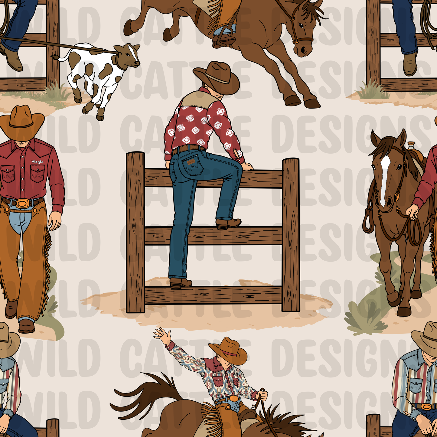 Long live cowboys seamless