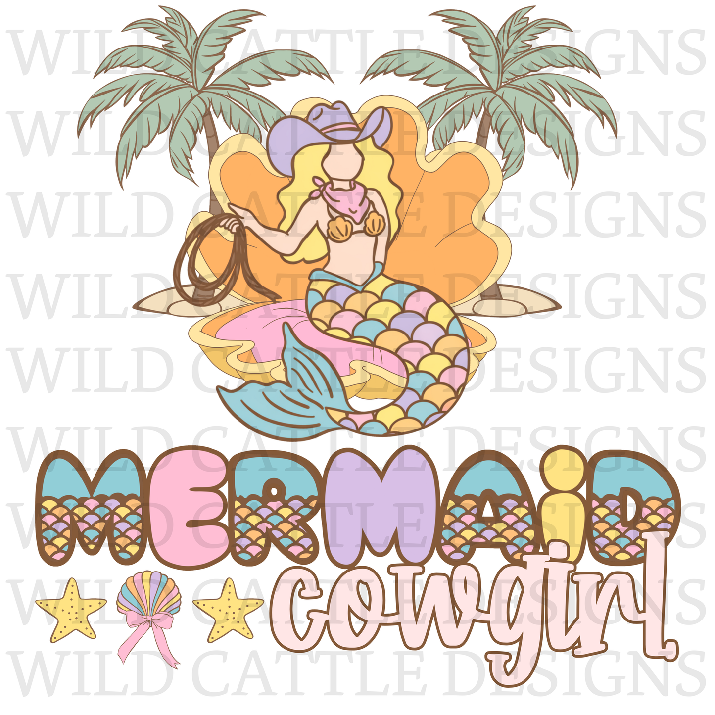 Mermaid cowgirl png