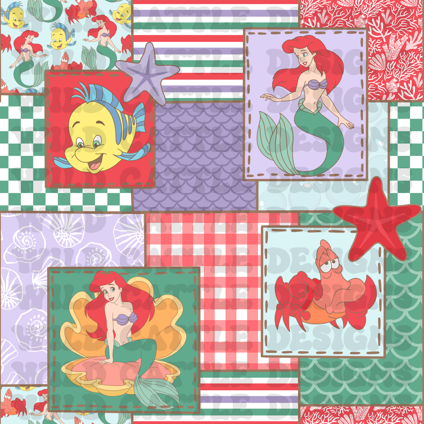 Mermaid patchwork