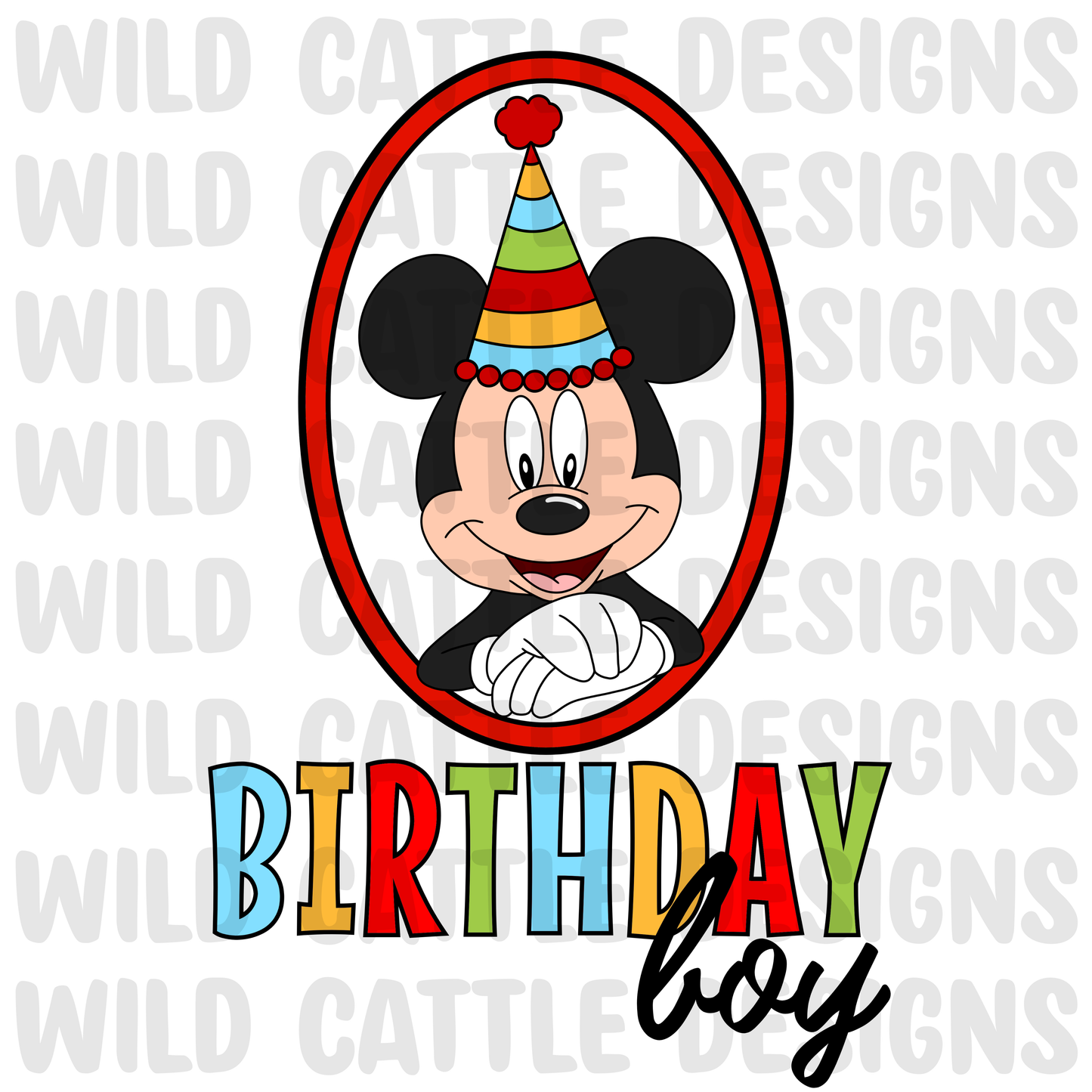 Mouse birthday boy png