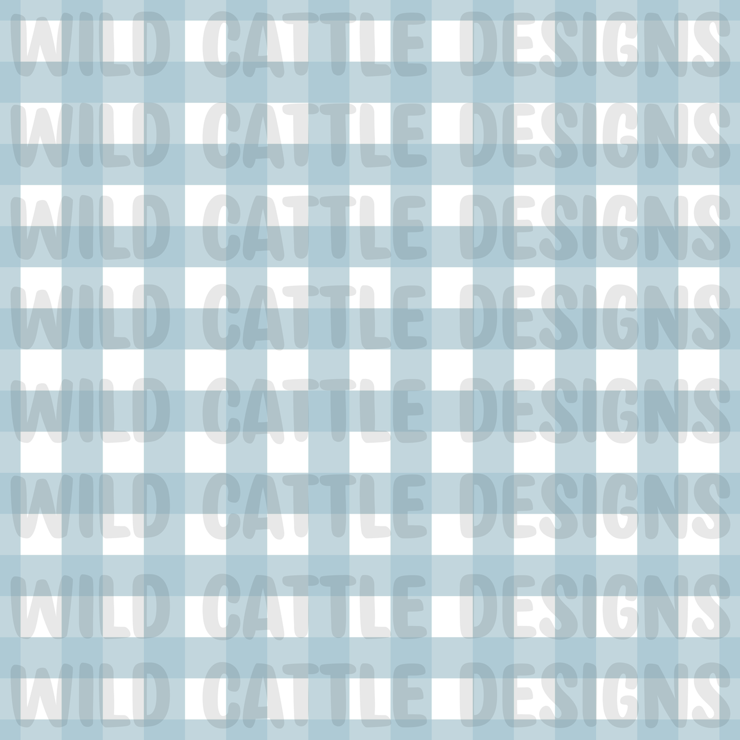 Muted wild ranch blue plaid
