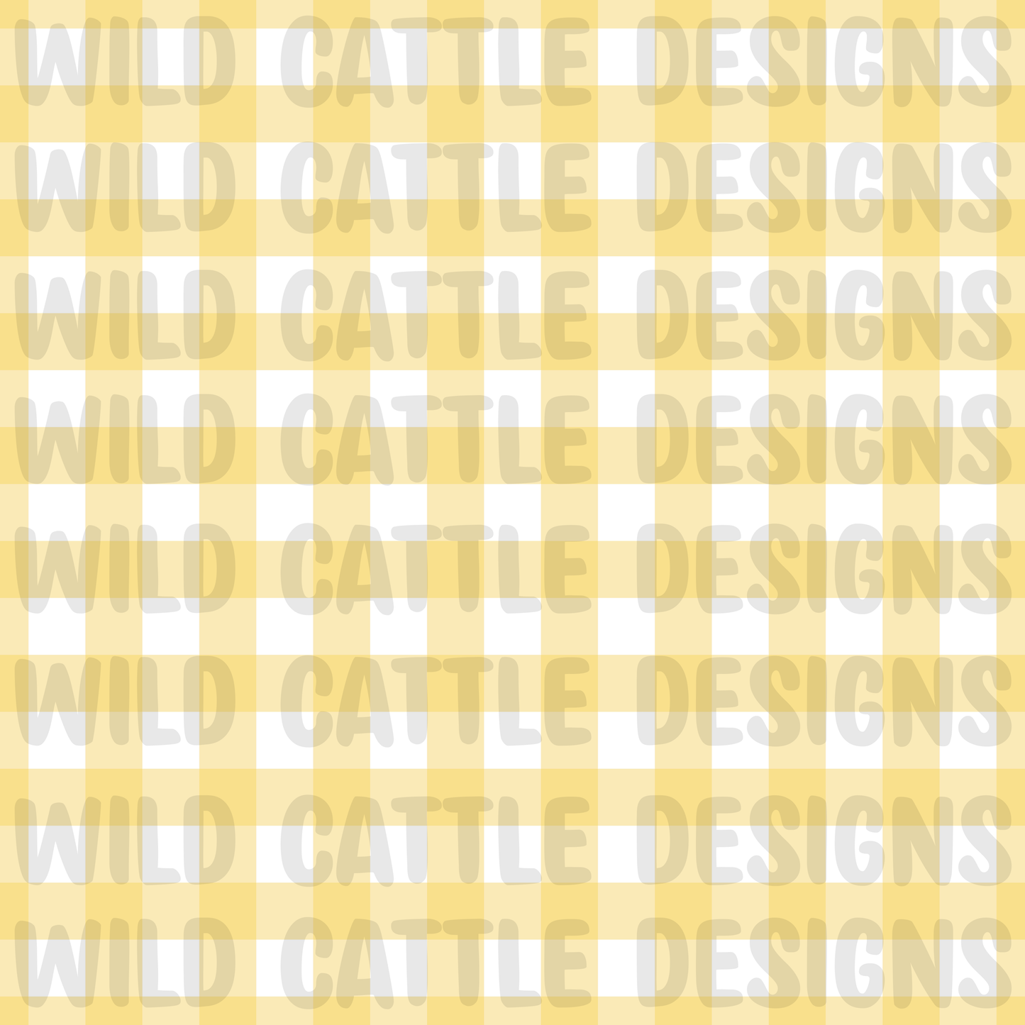 Muted wild ranch yellow plaid