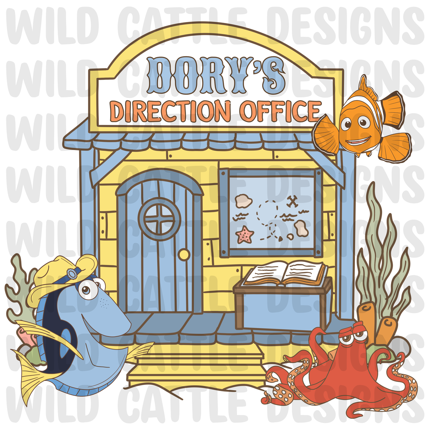 Muted wild reef office png