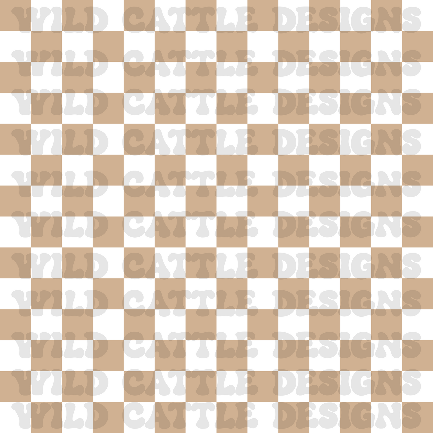 Ocean guy brown check seamless