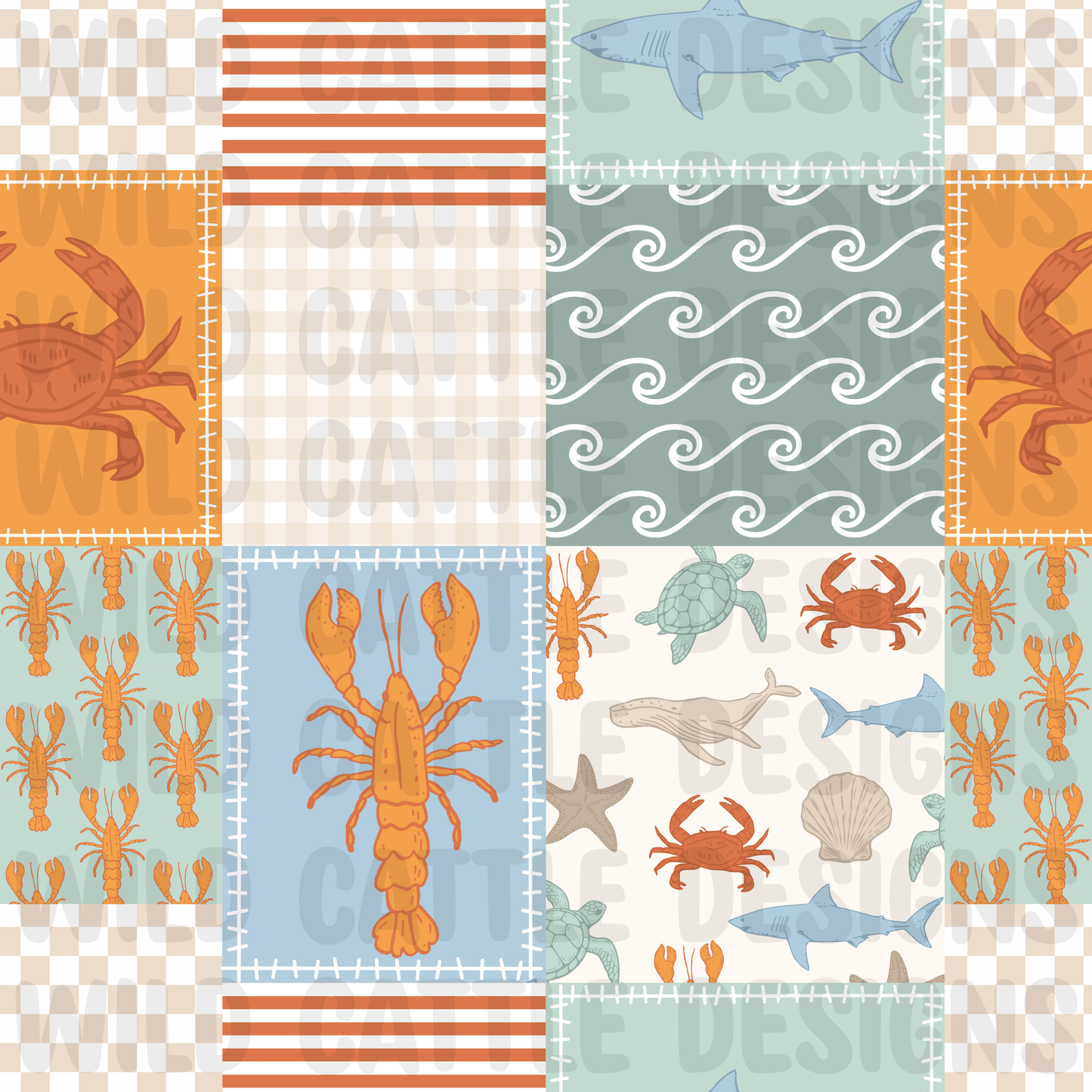 Ocean patchwork