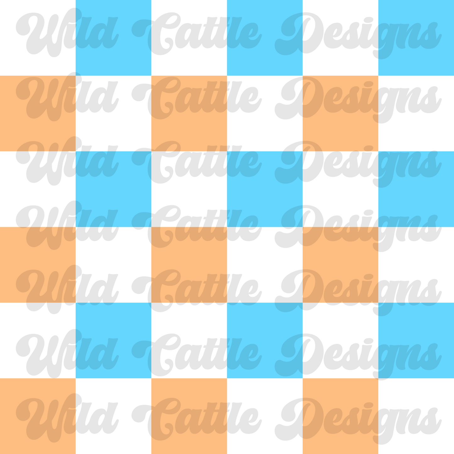 On an island check seamless