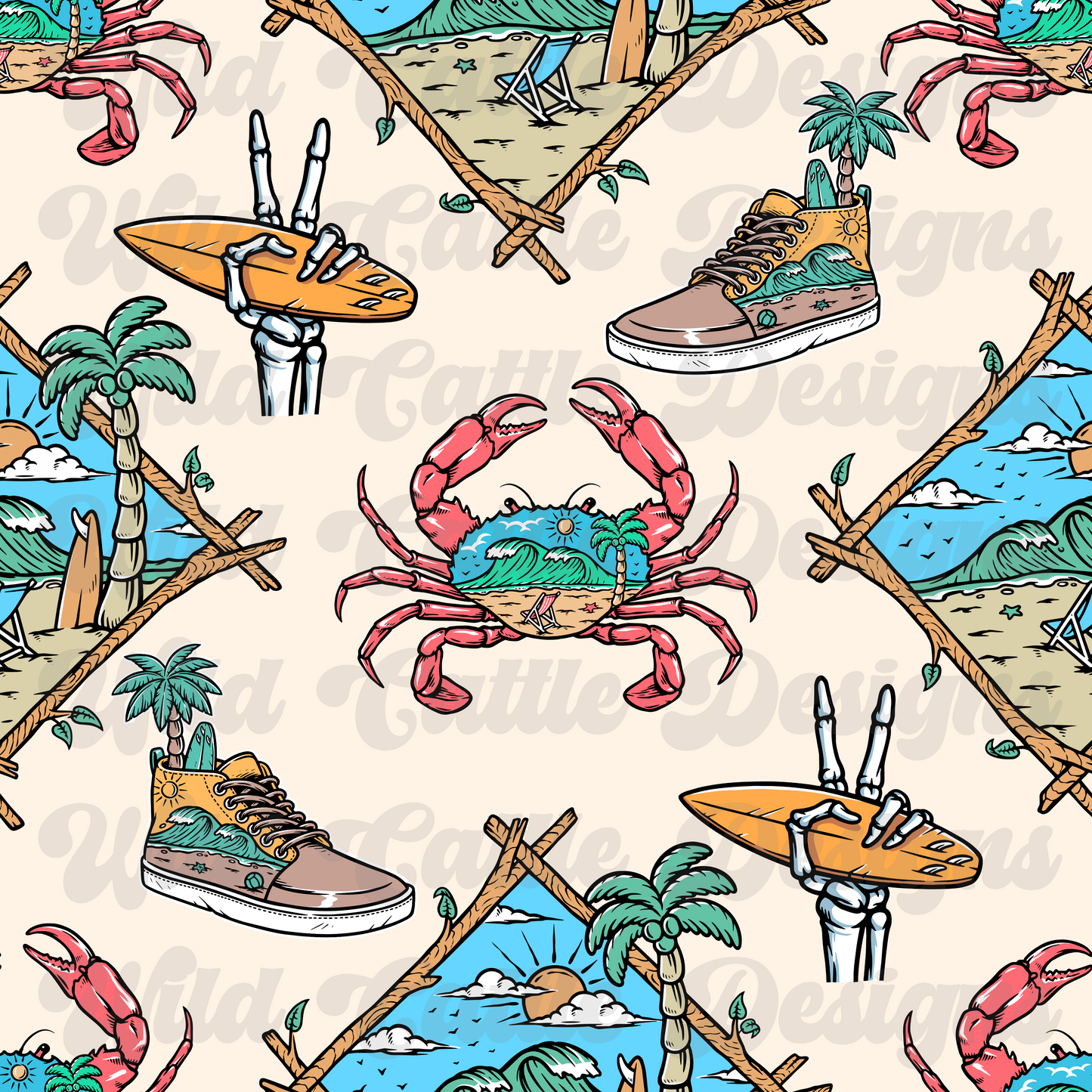 On an island seamless